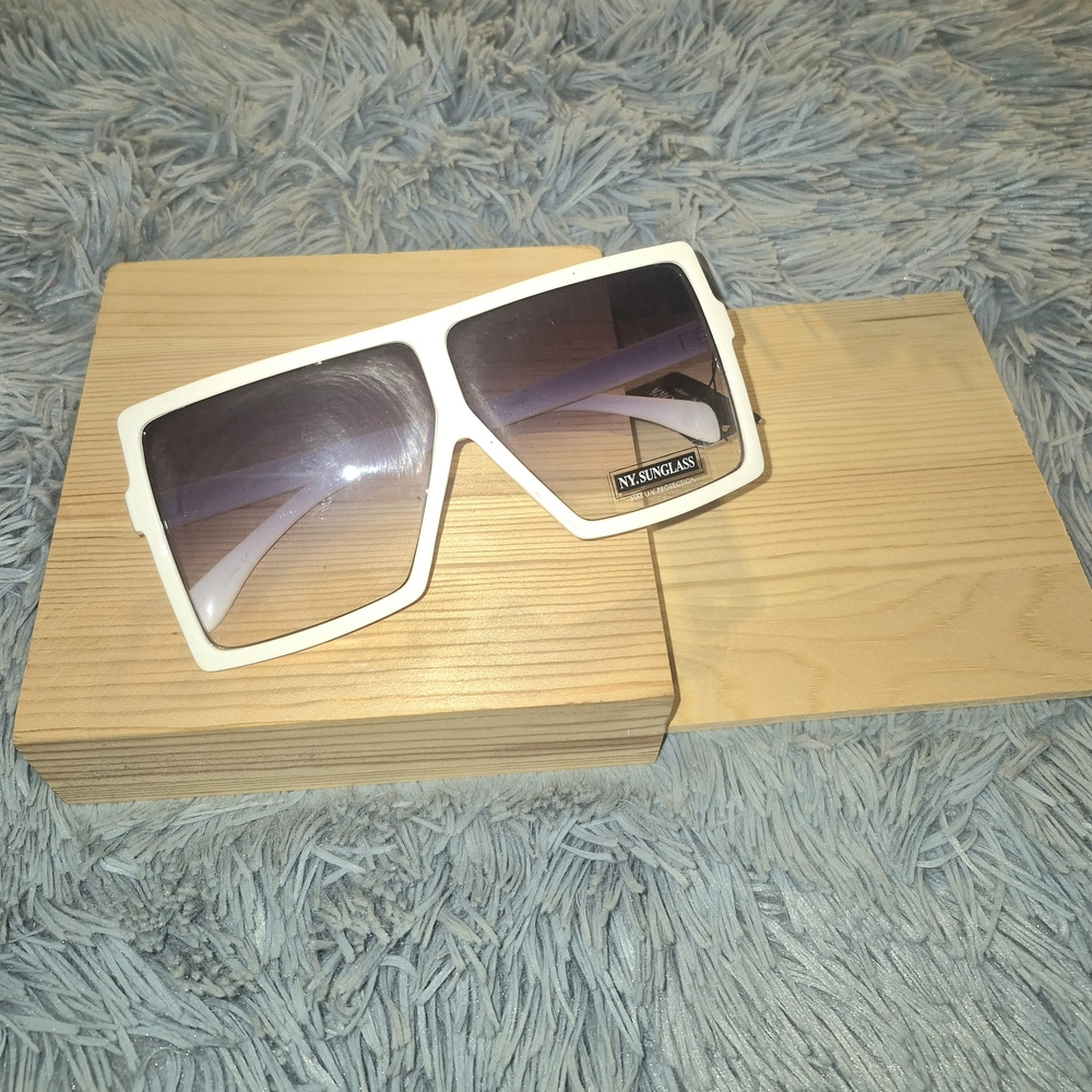 White Square Sunglasses